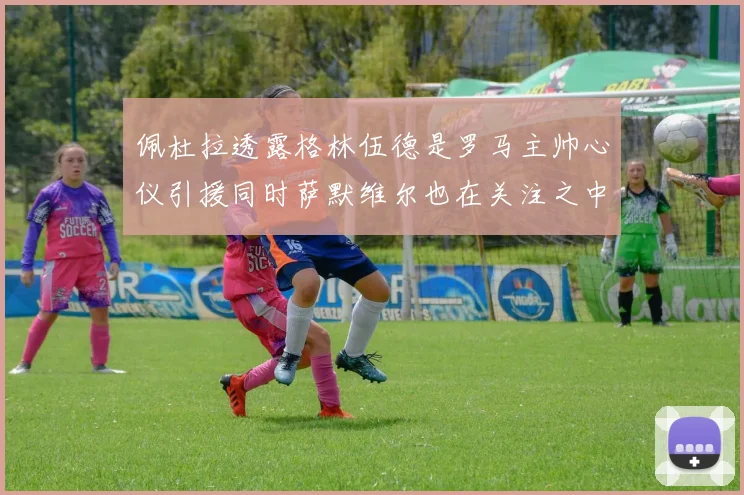 佩杜拉透露格林伍德是罗马主帅心仪引援同时萨默维尔也在关注之中